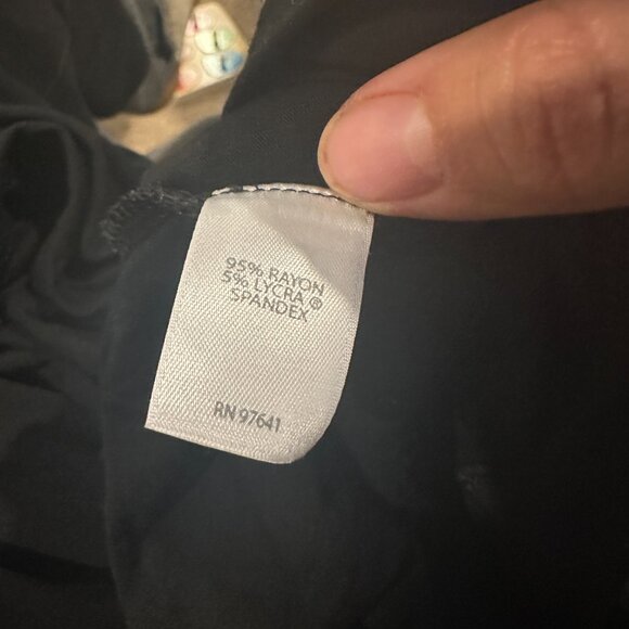 J.Jill Wearever Collection Black 3/4 Sleeve Top – Petite Large (L) - Picture 5 of 5